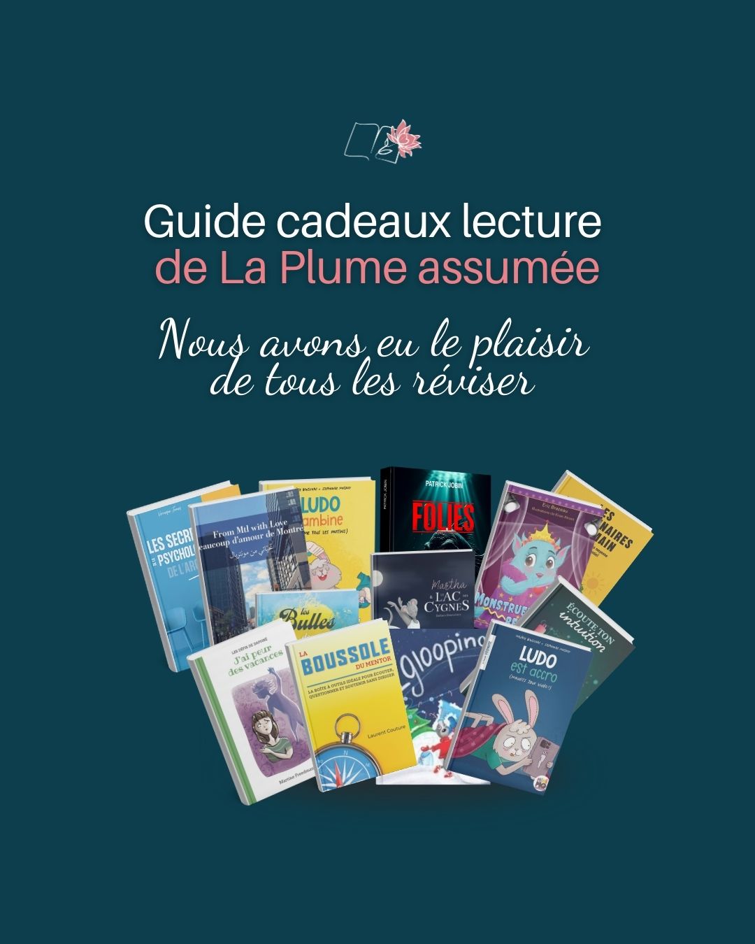 Lire la suite à propos de l’article Guide cadeaux lecture 2025 de La Plume assumée